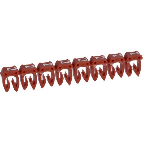 038212 Legrand - Boite De 1200 Repères Cab 3 Pour Fils 0,5mm² à 1,5mm² - Marquage Chiffre 2 Rouge
