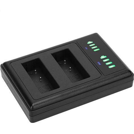 Station de charge double pour batterie d'appareil photo avec écran LCD pour DMWBLE9E/BLG10