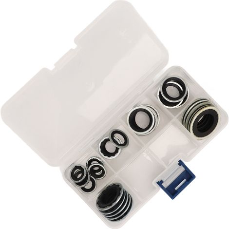 Kit de 30 joints pour compresseur AC avec boîte de rangement transparente, universel, léger et portable pour voiture (1/5)