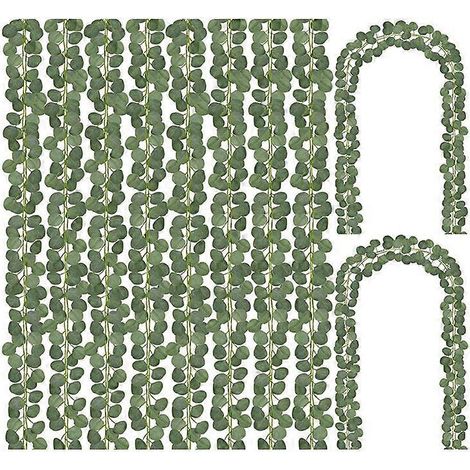 Guirlande de verdure artificielle, fausses feuilles d'eucalyptus (1/5)