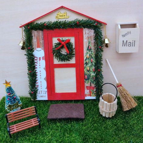 Ensemble d'accessoires décoratifs pour maison de poupée, ensemble de gnomes miniatures, accessoires, décorations de jardin pour maison de poupée, ornements (1/5)