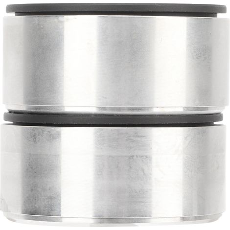 Jante Beadlock en alliage d'aluminium 1,9 pouce pour voiture RC Axial SCX10, noire (1/5)