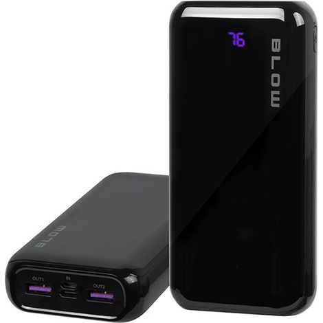 Batterie externe 20 000 mAh QC+PD 20 W + Lightning PB20E (1/5)