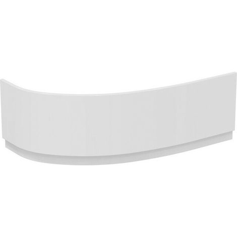 Tablier avant HOTLINE NEW 1600 mm asymétrique droit blanc IDEAL STANDARD