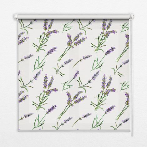 Tenda a Rullo Interna per Finestra - Tenda Filtrante Luce - Tenda Privacy - Tenda Decorativa Rettangolare - Rullo per Interni - (150 cm x 140 cm) - Lavanda (1/5)