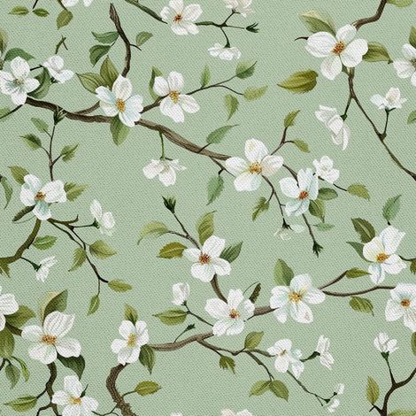 Tela decorativa para exteriores Oxford - Motivo primaveral I DX7229 (1/5)