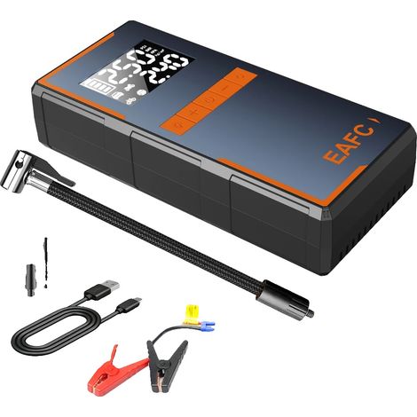 Démarreur de voiture, compresseur d'air, batterie externe, Clip original (1/2)
