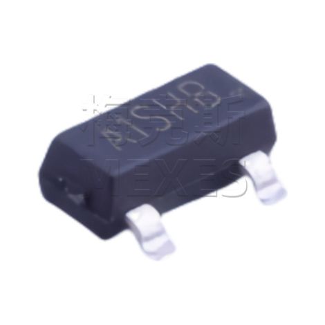 SI2301 MOSFET 2,3 A 20 V SOT-23, sérigraphie A1SHB, puce de transistor à effet de champ à montage en surface à canal P, composant électronique, 5 unités.