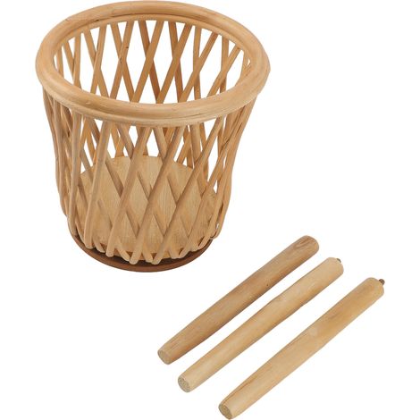 Support pour plantes en bois moderne, sur pied, pour pot de fleurs, idéal pour le salon, le bureau ou la terrasse. (1/5)