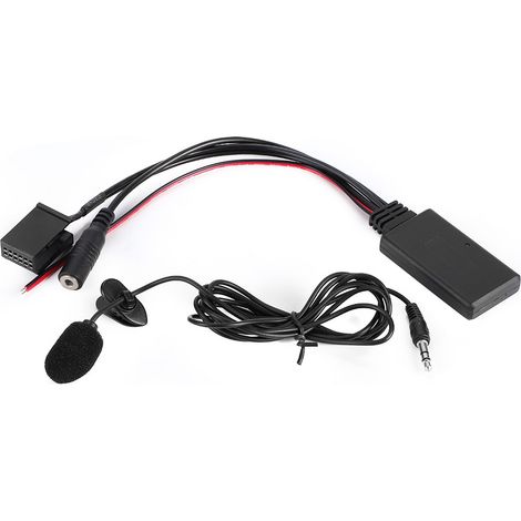 Adaptateur de câble audio AUXIN pour autoradio avec microphone Bluetooth, compatible avec Opel CD30, CDC40, CD70 et DVD90 (1/5)