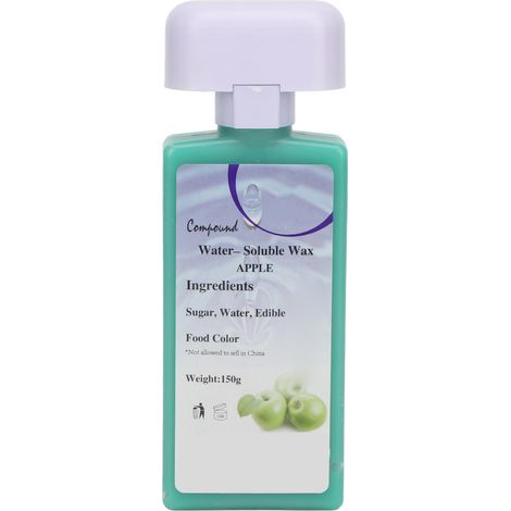 Cartouche de cire douce 5,3 oz recharge rouleau épilateur doux pour jambes bras corps, parfum pomme verte, rechange salon (1/5)