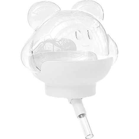 Distributeur d'eau pour petits animaux avec joint sous vide et conception anti-fuite pour diverses bouteilles d'eau à fixer sur les cages d'animaux. Accessoires pour cages d'animaux. (1/5)