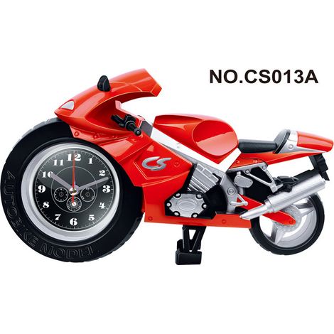 Réveil pour enfants sur le thème de la moto (rouge) (1/5)
