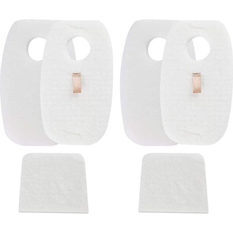 CYRILL – 2pcs filtres Shark Rocket HV380uk,Shark HV380UKT,HV380W,HV381,HV382,HV383,HV384Q,Shark DuoClean,Filtres de rechange en mousse et feutre,Pour aspirateur,Compatible avec la pièce XFFH380 XPSTFH (1/4)