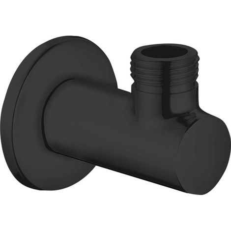 PRESA ACQUA TONDA- Nero Opaco- DH- pezzi 1