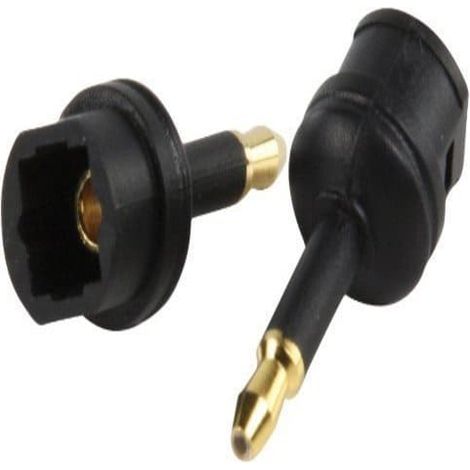 Adaptador Optical 3.5mm /M - TosLink /H  Negro (1/4)