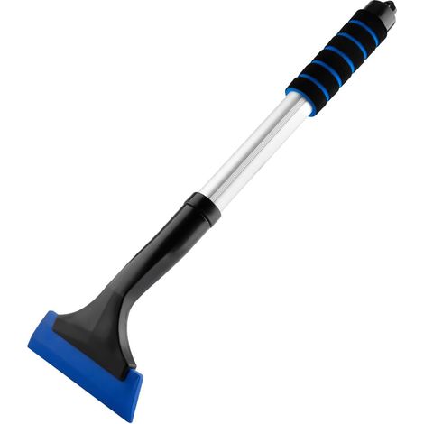 Multifunctional Telescopic Tube for Snow Removal Aluminum Long-Handle Car Cleaning Scraper for Clearing Glass, Defrosting and Removing Snow