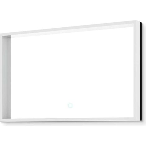 Miroir LED rectangulaire 80x60 cm avec capteur tactile SAT Vision (SATZVIOBLED6080) (1/5)
