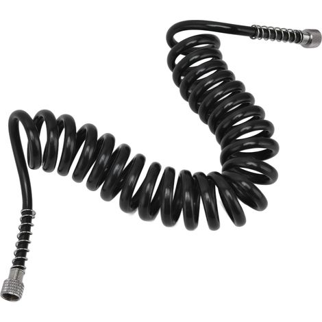 Tuyau d'air en polyuréthane spiralé avec raccords femelles G1/8 pour aérographe, accessoires de peinture (1/5)