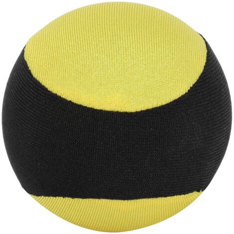 Boule de bain rebondissante en TPR souple - Jouet flottant pour piscine pour enfants, 6 cm, jaune (1/5)