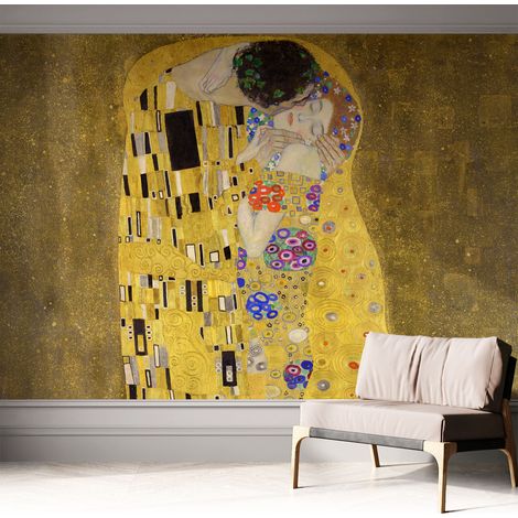 Papier peint autocollant avec imprimé pour décoration intérieure pour rénovation a motif Couple Art nouveau 312x219 cm (1/5)