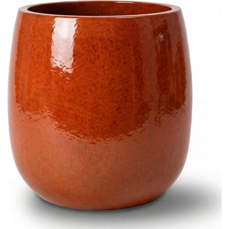 Vaso SOCRATE 32x33cm arancione tropicale