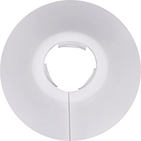 lot de 12 Blanc rosaces simples de radiateur, Rosace de Radiateur,cache tuyau radiateur, cache tuyau, rosace en plastique pour chauffage, couvercle (1/4)