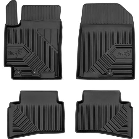 Tapis de Sol de Voiture pour Kia Rio IV 2016-2020 Pre-FL TPE Imperméable 4Pcs (1/5)