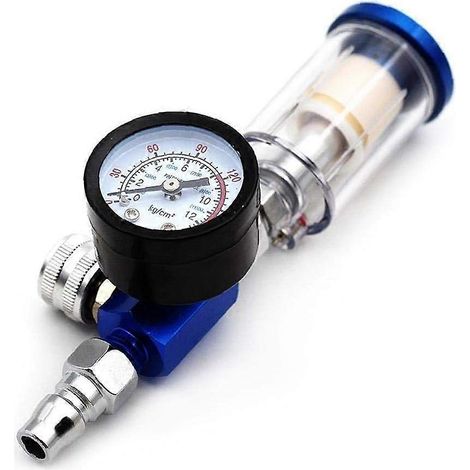 Régulateur de pression d'air pour pistolet, manomètre d'eau et d'huile, séparateur de filtre et de piège (1/5)