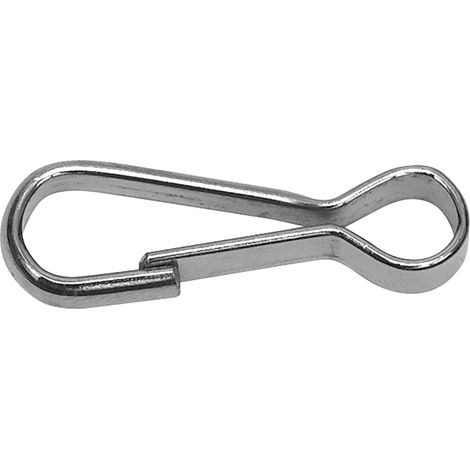 Simplex Mini Karabiner Schlüsselanhänger Haken Größe 40 mm Stahl verzinkt