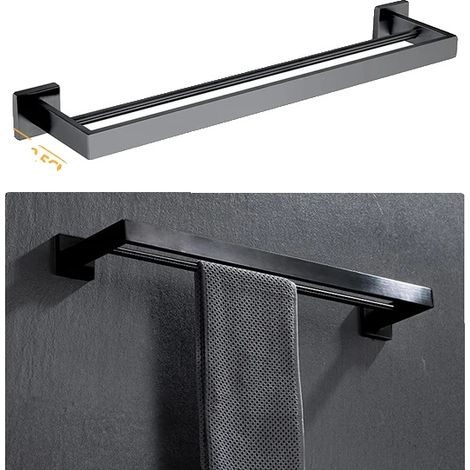 Set di accessori per il bagno, portasciugamani a parete, design moderno, 002FB (1/2)