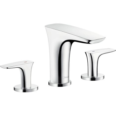 Hansgrohe PuraVida Mélangeur lavabo 3 trous DN15, Coloris: chrome - 15073000 (1/5)