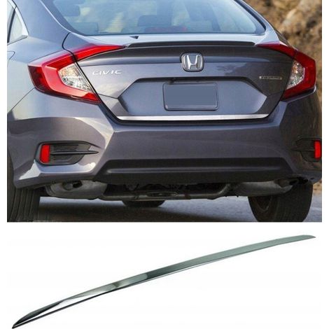 Honda Civic X Sedán - Embellecedor cromado de la tapa del maletero