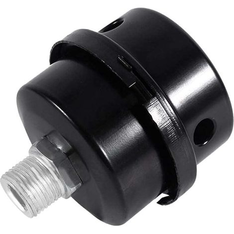 Silencieux pour Compresseur d'Air,Silencieux de Filtre de Compresseur d'Air 13mm pour Utiliser dans l'Entrée du Compresseur d'Air et Bloquer la Poussière Réduire le Noise (1/4)