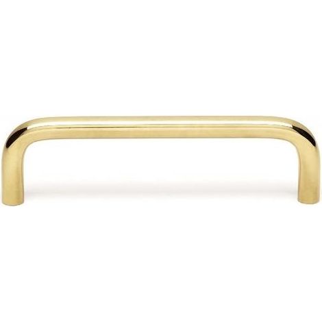 Design-Möbelgriff, Lochabstand 128 mm, für Küche, Bad, Regal, Aluminiumlegierung, Gold, 2 Stück (1/5)