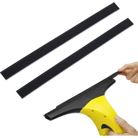 Adecuado para 4 labios de goma de repuesto para cuchillas Karcher Window Vac, limpiacristales profesional (1/4)