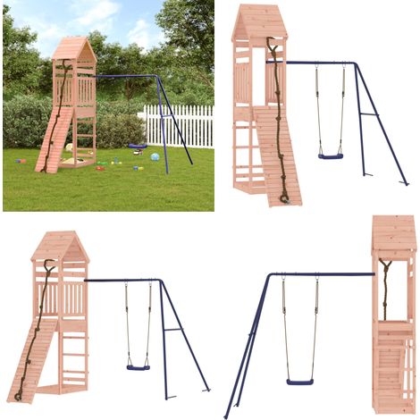 Spielturm Massivholz Douglasie - Holzspielplatz - Spielturm - Kletterturm - Douglasienholz - Gartenmöbel - Home & Living