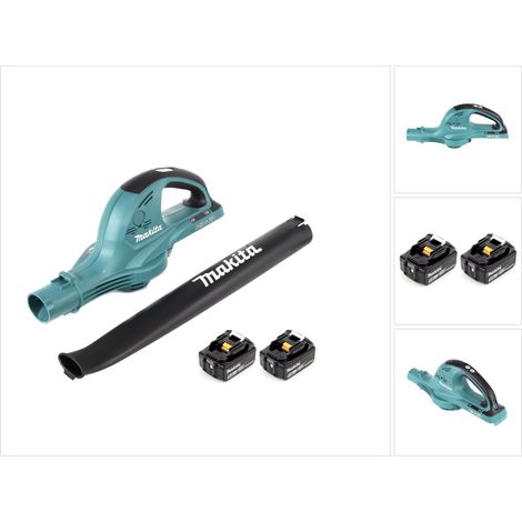 Makita DUB 361 T 2x 18 V / 36 V Akku Laubbläser Gebläse + 2x Makita BL 1850 5 Ah / 5000 mAh Akku (1/5)
