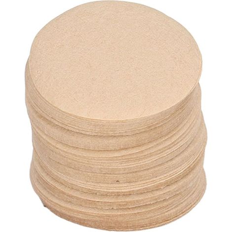 Einweg-Kaffeefilterpapier, 100 Stück – Runde Filter für Zuhause, Büro, Restaurant und Bar (1/5)