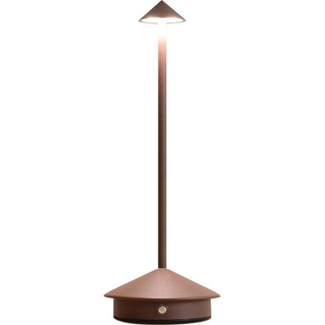 LED champignon veilleuse Restaurant lampe de Table chevet interrupteur tactile ambiant infiniment variable tricolore gradation 1800 mah batterie (1/5)