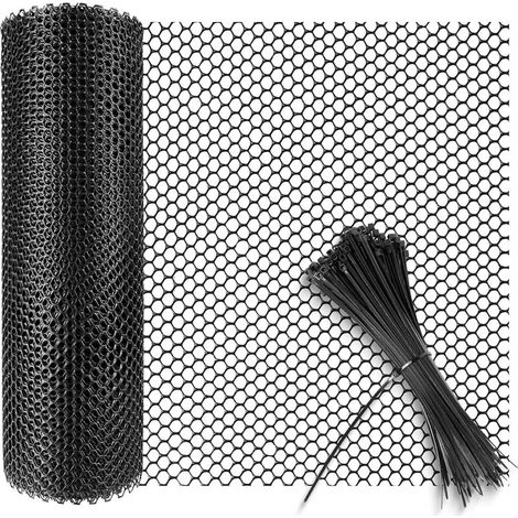 Clôture en Plastique de 10 m pour Chats, Chiens, Elevage de Volaille, Jardin, Balcon, Grillage Plastique pour Décoration de La Maison et Le Jardinage (1/5)