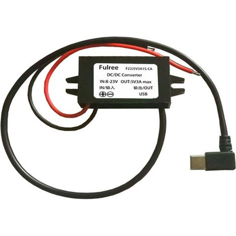 Convertisseur 12V vers 5V 3A USB-C Voiture - Régulateur Tension DC pour Charge Rapide - Compatible Smartphones et Tablettes - D... (1/5)