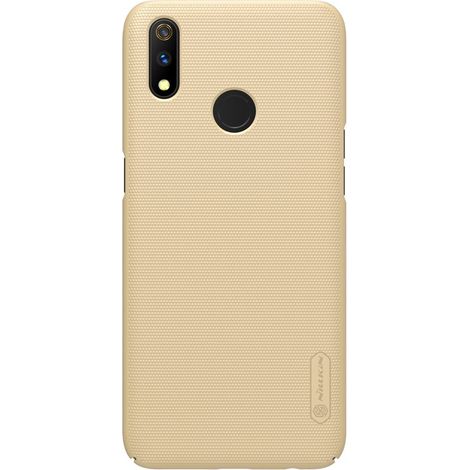 Nillkin Super Frosted Shield - Custodia per Realme 3 Pro (Realme X Lite) (Oro) (1/4)