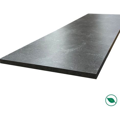 Forestea – Plan de travail stratifié HPL 3000 x 650 x 38 mm – Résistant aux rayures et à la chaleur – Finition FSC – Gamme Signature