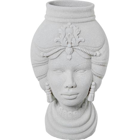 Vase céramique blanche élégance féminine décoratif - Blanc sableux (1/5)