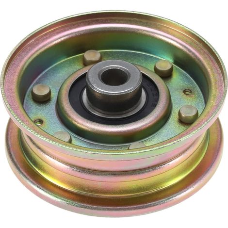 Poulie de Renvoi Plat Compatible avec MTD Columbia Compatible avec Troy Bilt Big Red Compatible avec Cub Cadet Pulley Idler 756-04224 756-0981B 300920 1123687 (1/5)