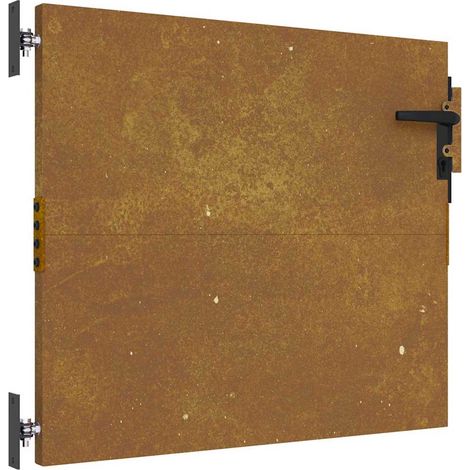 Maison Exclusive - Gartentor 85x100 cm Cortenstahl (1/5)