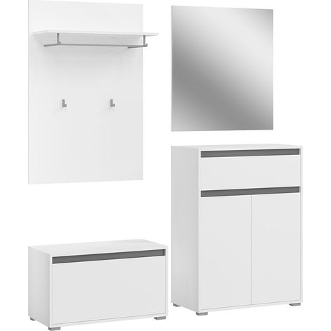 Torino ensemble d'armoires de rangement blanc. (1/5)