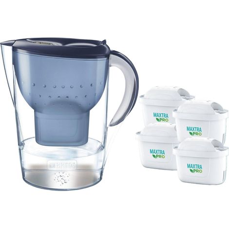 Jarra filtrante Brita Marella XL blanca transparente 3,5L