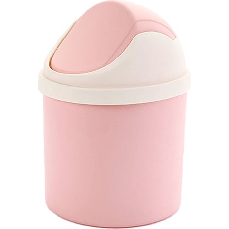 Poubelle Mini - Poubelle Plastique Bureau - Pour Salle De Bain Cuisine Voiture - 1 Pièce (1/5)